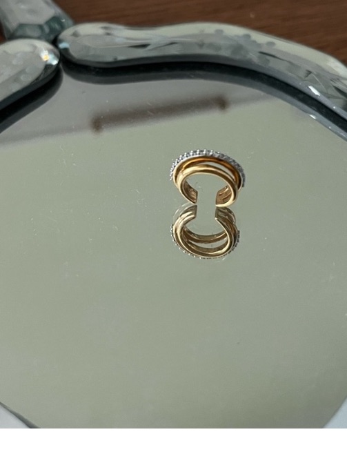 Missoma Gold Celestial Pav Ear Cuff Cubic Zirconia